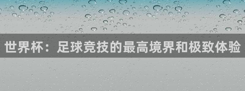 世界杯预选赛规则：世界杯：足球竞技的最高境界和极致体验
