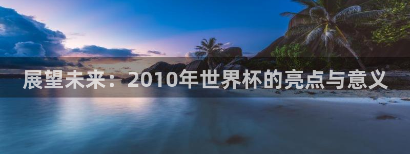 2026世界杯预选赛：展望未来：2010年世界杯的亮点与意义